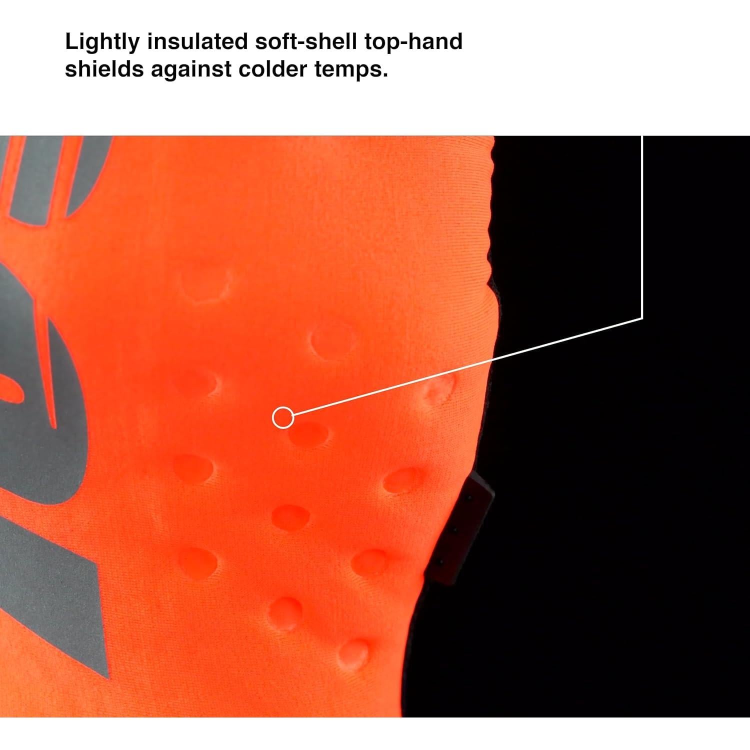 Guantes de Motocross 100% BRISKER Naranja Fluo Adulto Grande