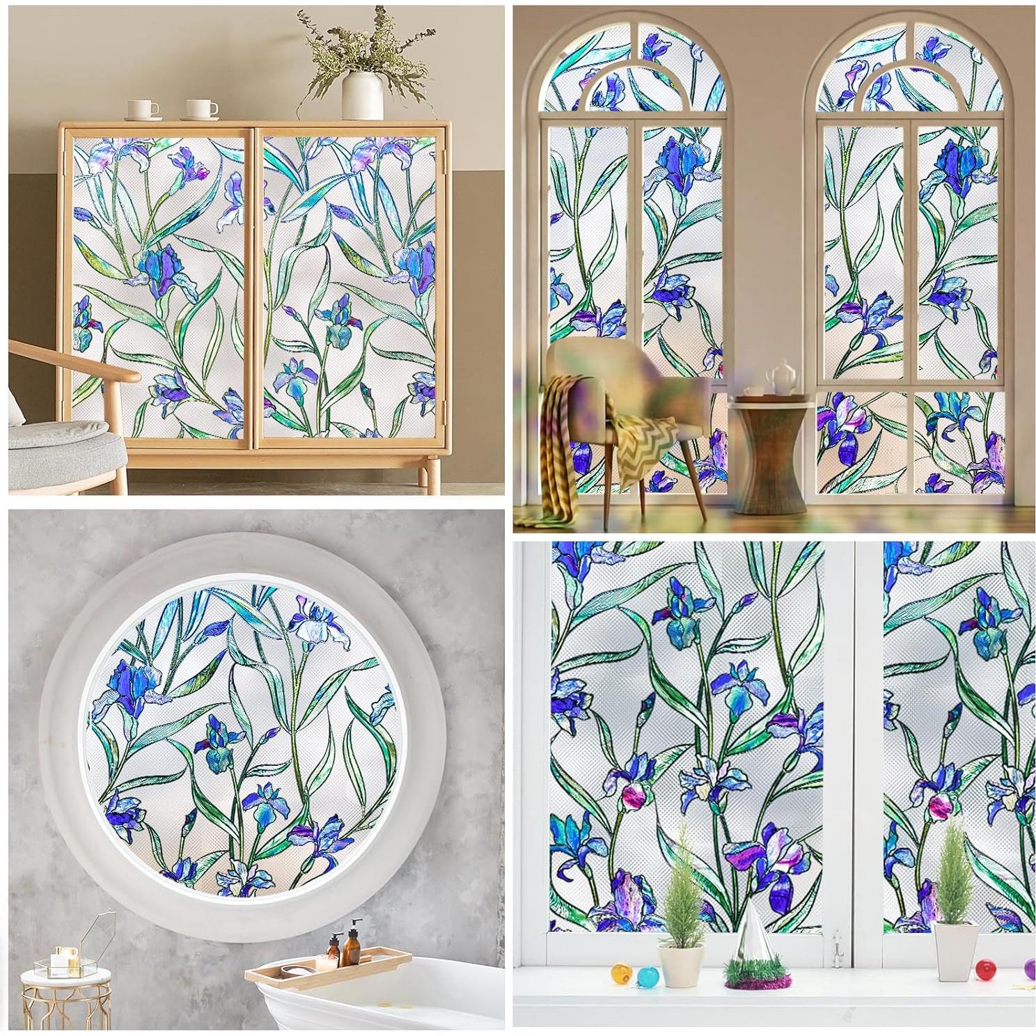 Película Decorativa de Ventana SUNBABY 60x90 cm Anti UV