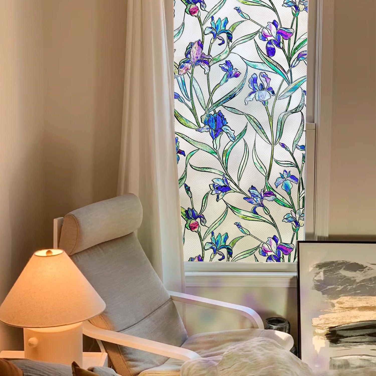 Película Decorativa de Ventana SUNBABY 60x90 cm Anti UV