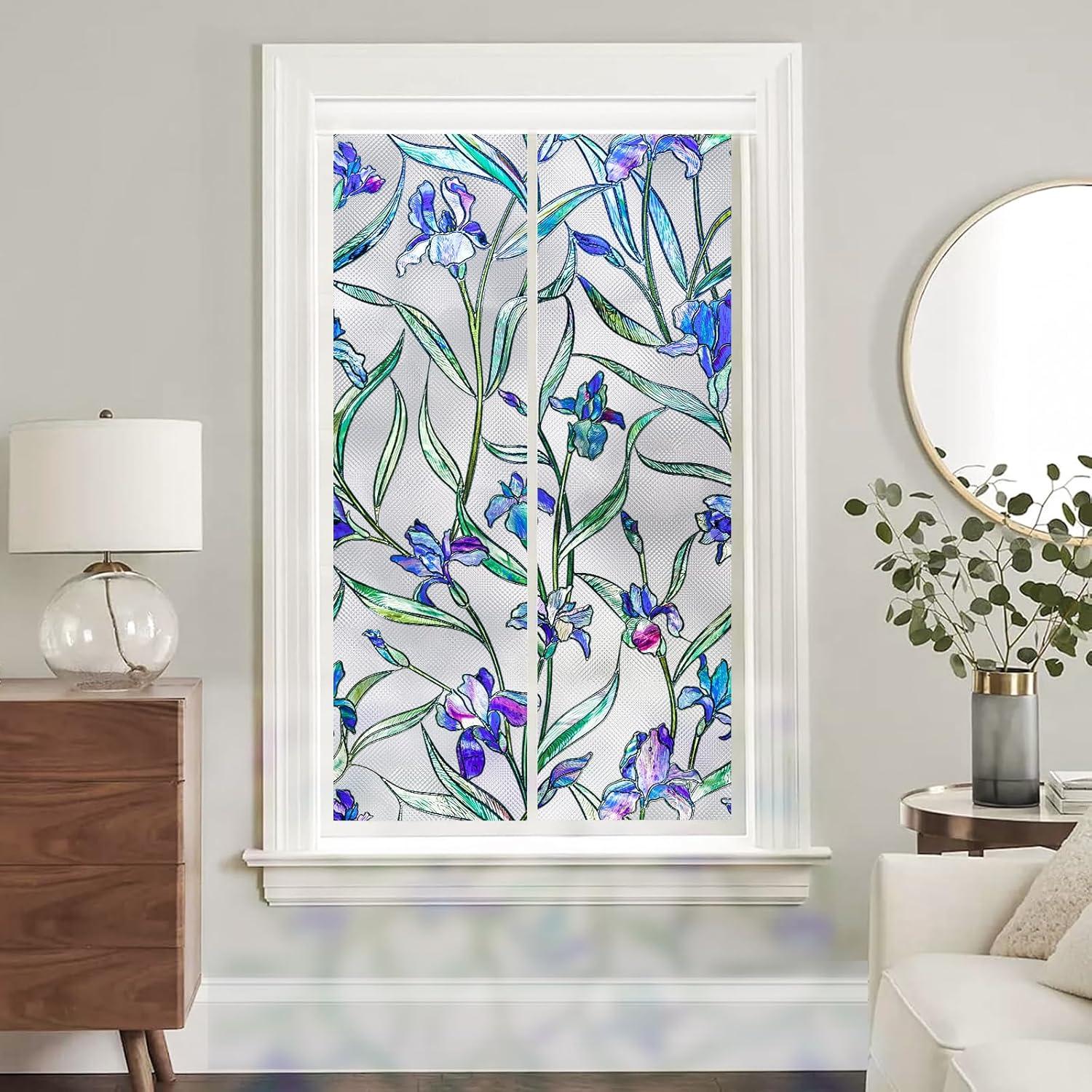 Película Decorativa de Ventana SUNBABY 60x90 cm Anti UV