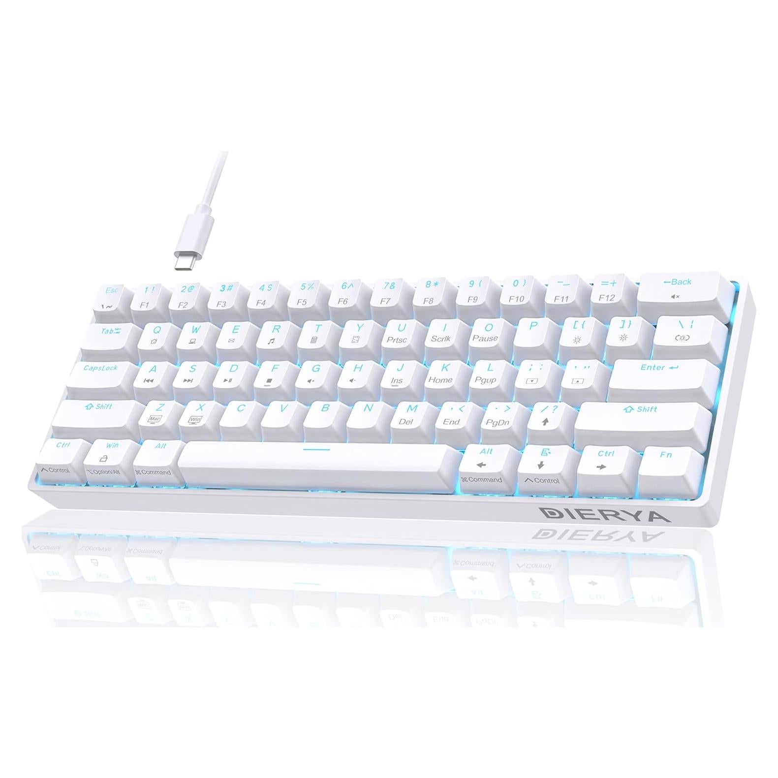 Teclado Mecánico DIERYA DK61se 61 Teclas Retroiluminado LED