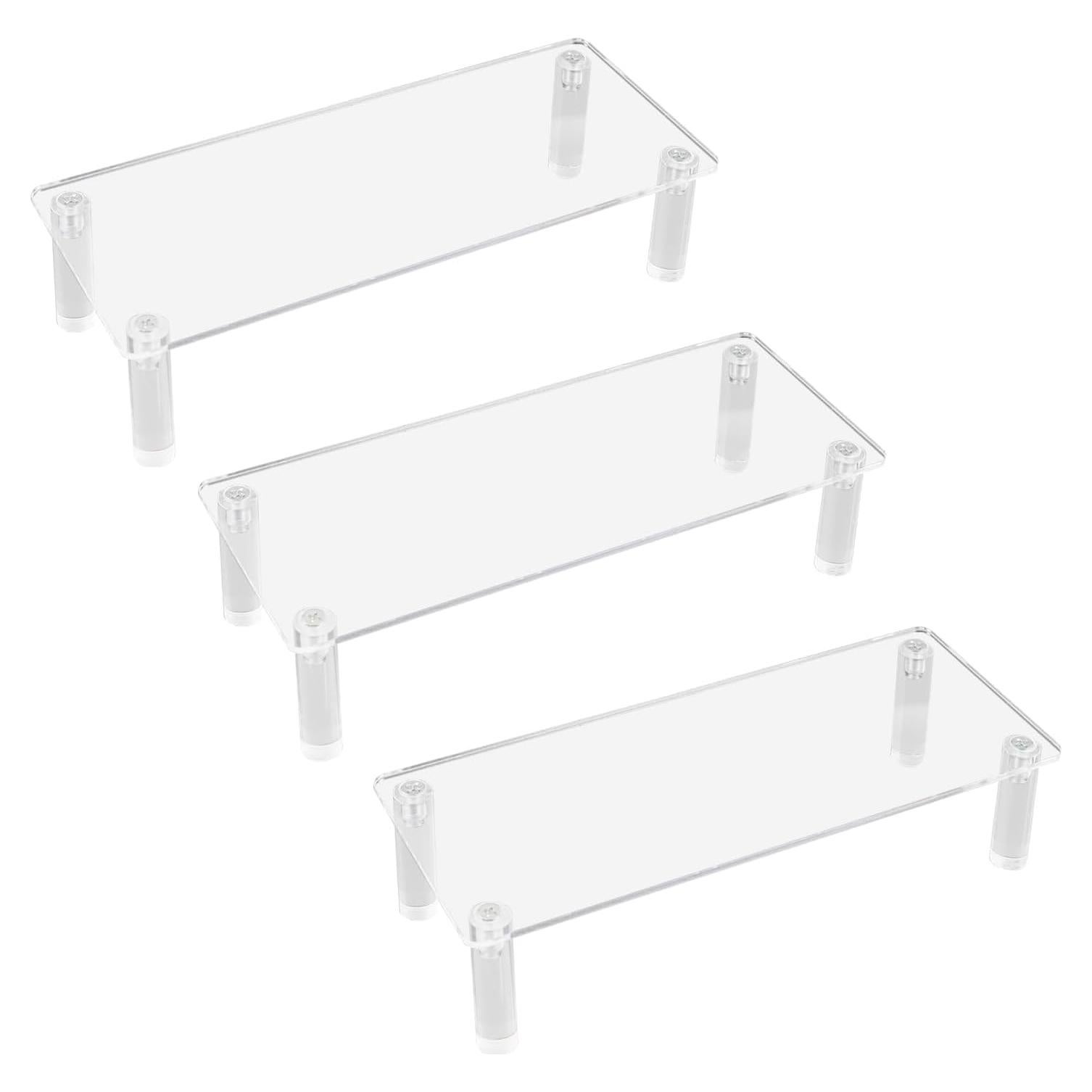 Paquete de 3 estantes acrílicos organizadores 200mm WDONAY