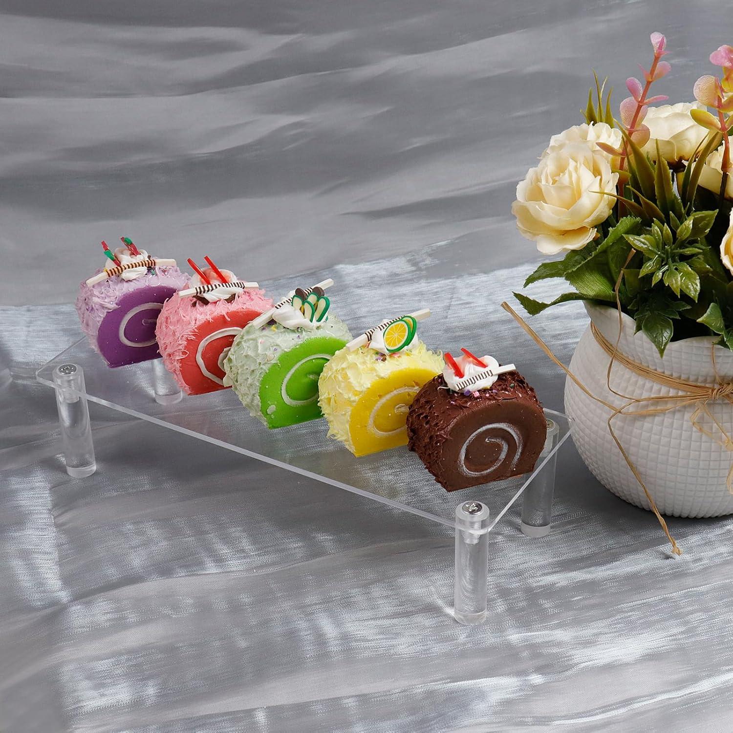 Paquete de 3 estantes acrílicos organizadores 200mm WDONAY