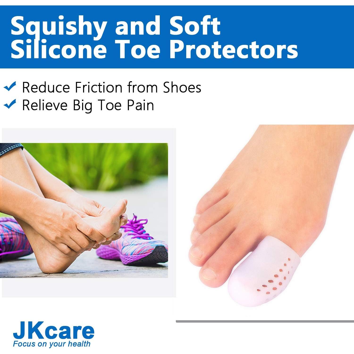 JKcare 10 Protectores de Dedos Grandes con Agujeros Transpirables