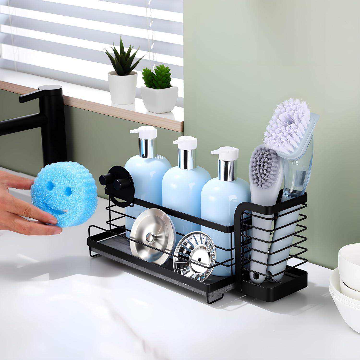 Caddy para Fregadero AIDILI con Secado Rápido y Acero Inoxidable