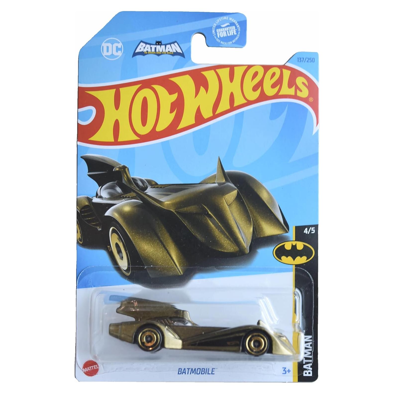 Hot Wheels Batimóvil Mattel 1:64 Escala Oro 137/250