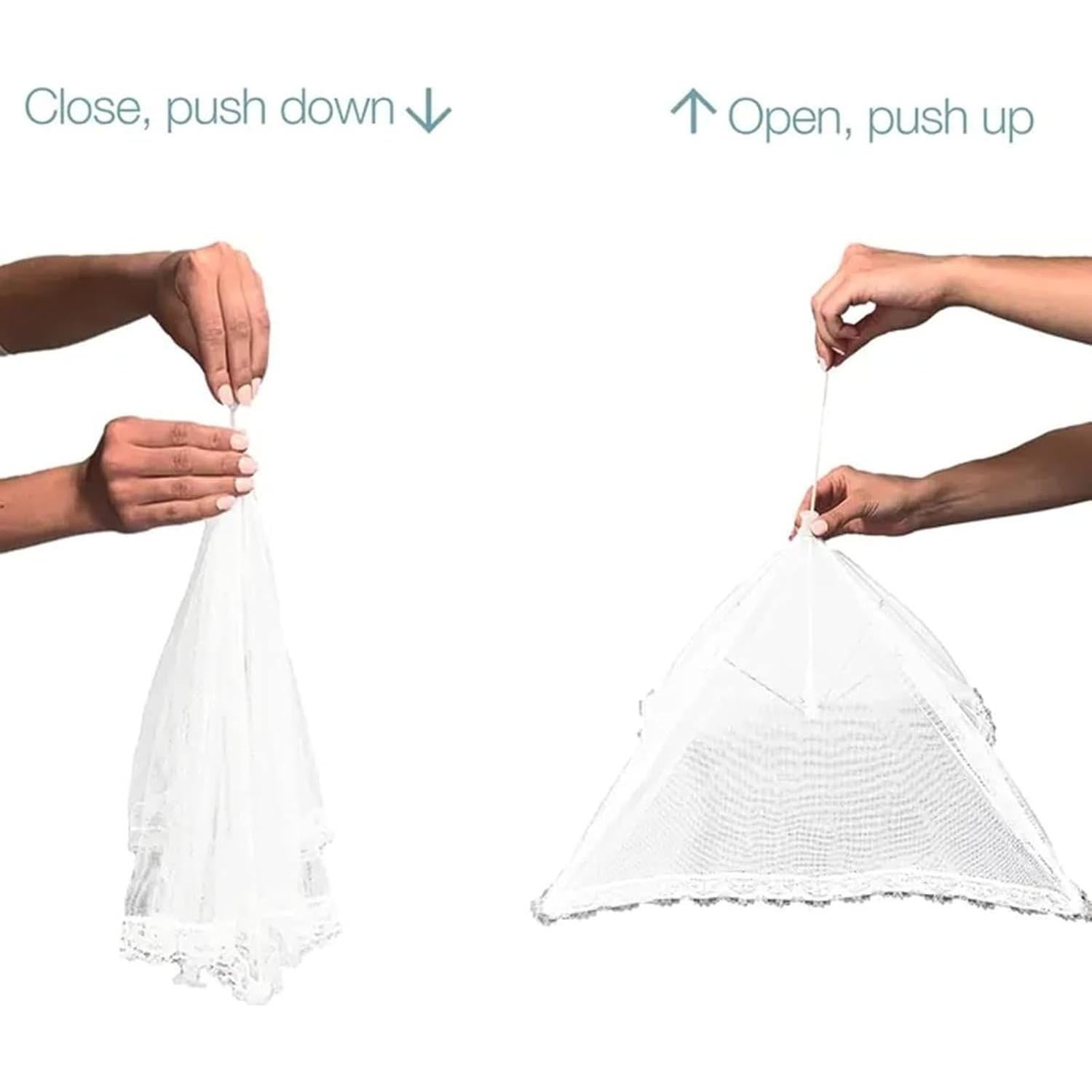 Carpas para Comida Simply Genius 4 Piezas 35x35 cm Reutilizables