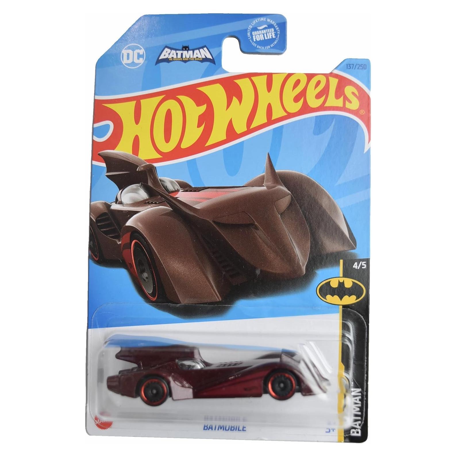 Hot Wheels Batmóvil Mattel 1:64 Escala 17,78 cm Rojo