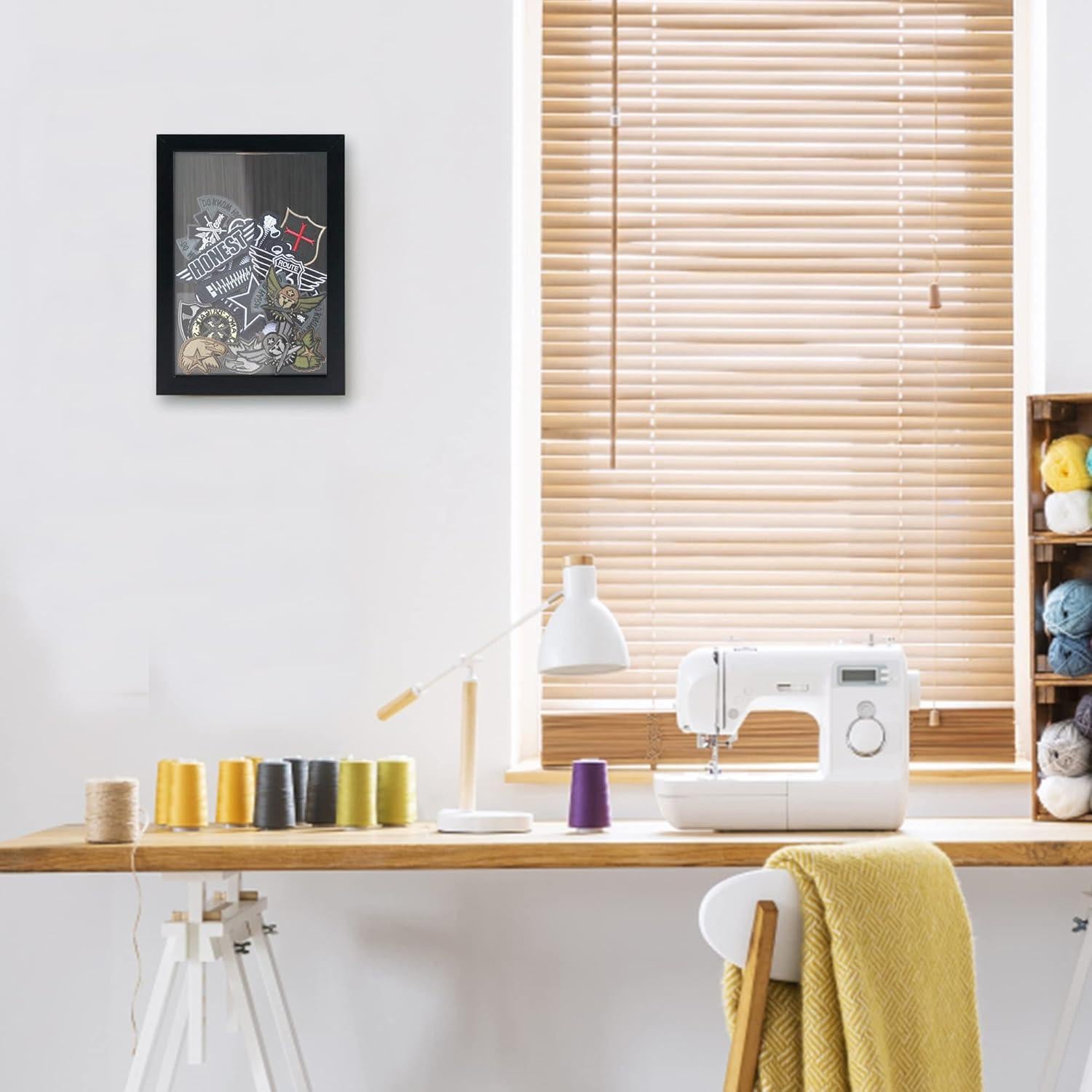 Caja de Sombra Pequeña FramePro 5x7 Negro con Ranura