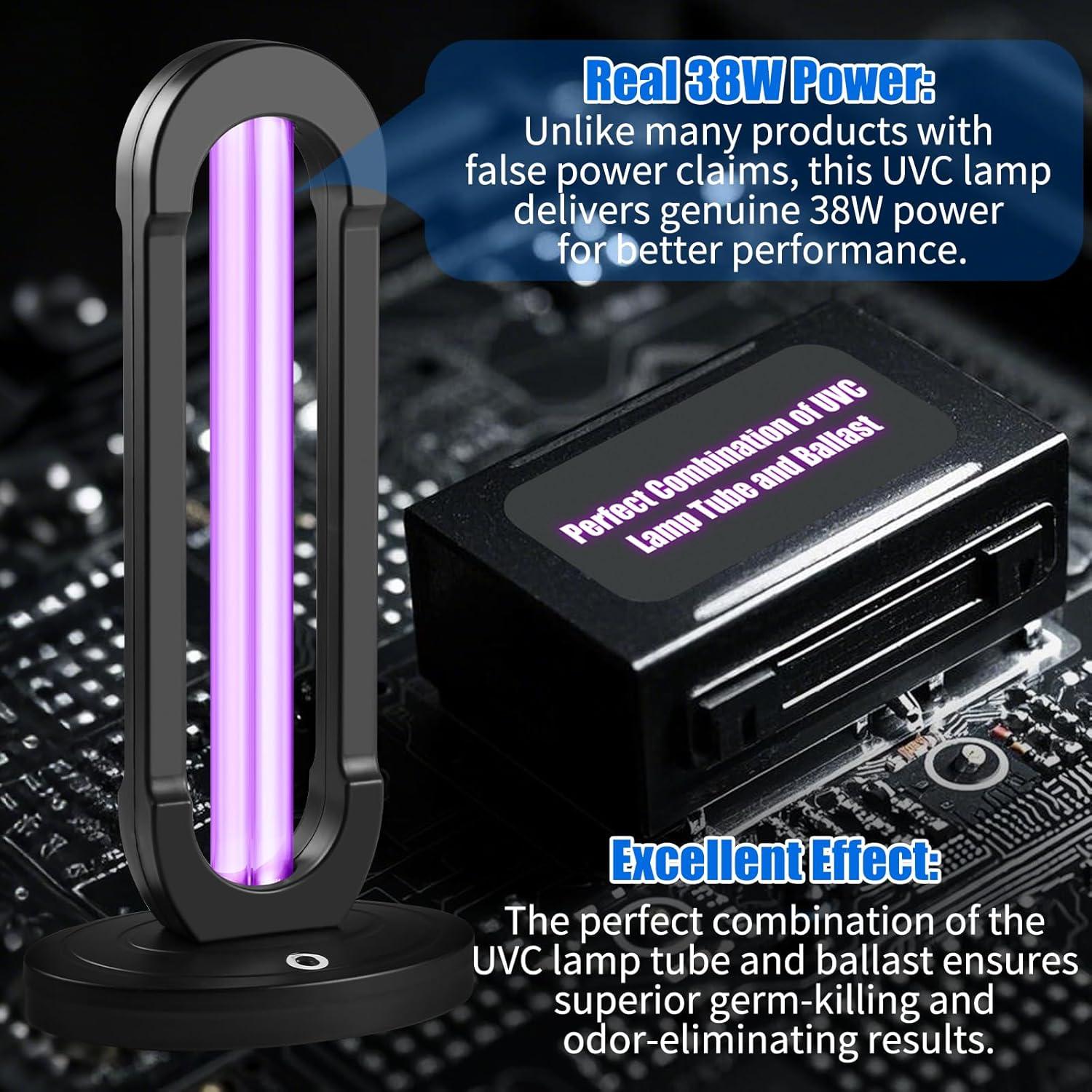 Lámpara UVC 38W Tesiplz - Refrescamiento de Aire y Superficie