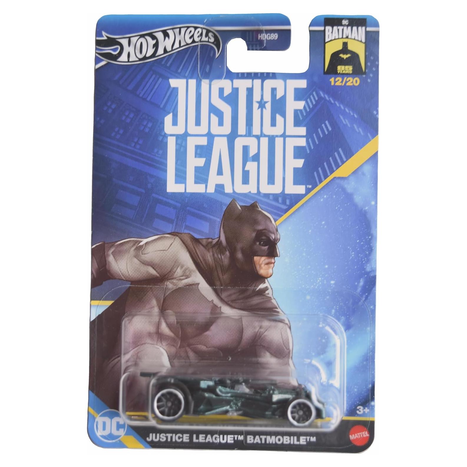 Hot Wheels Batimóvil Liga de la Justicia Batman 85 años