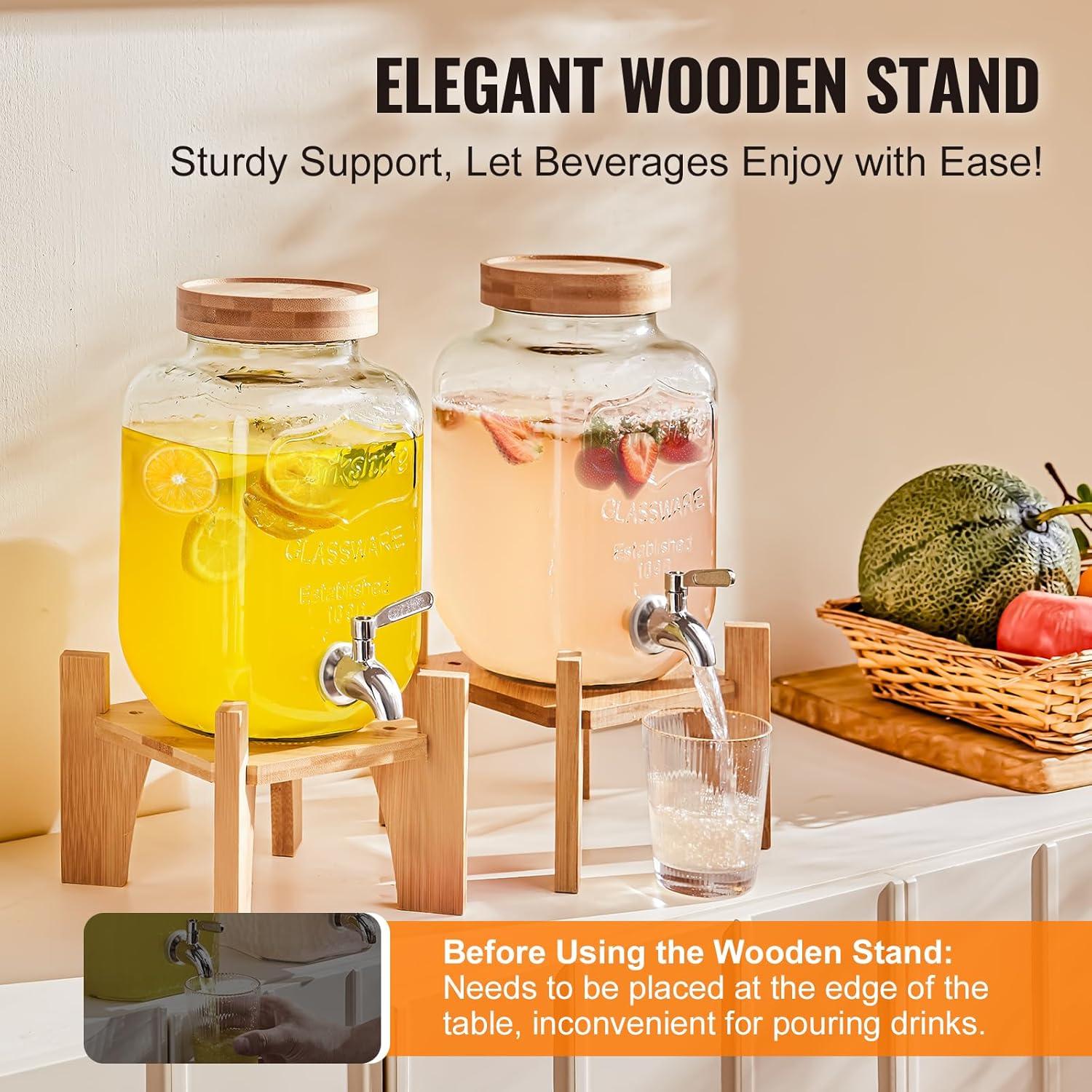 Dispensador de Bebidas VEVOR 3.78L con Grifo Acero Inoxidable