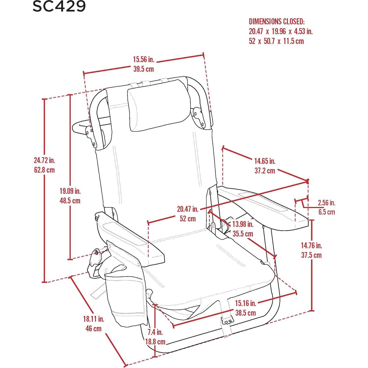 Silla de Playa Plegable RIO Gear para Niños 5 Posiciones