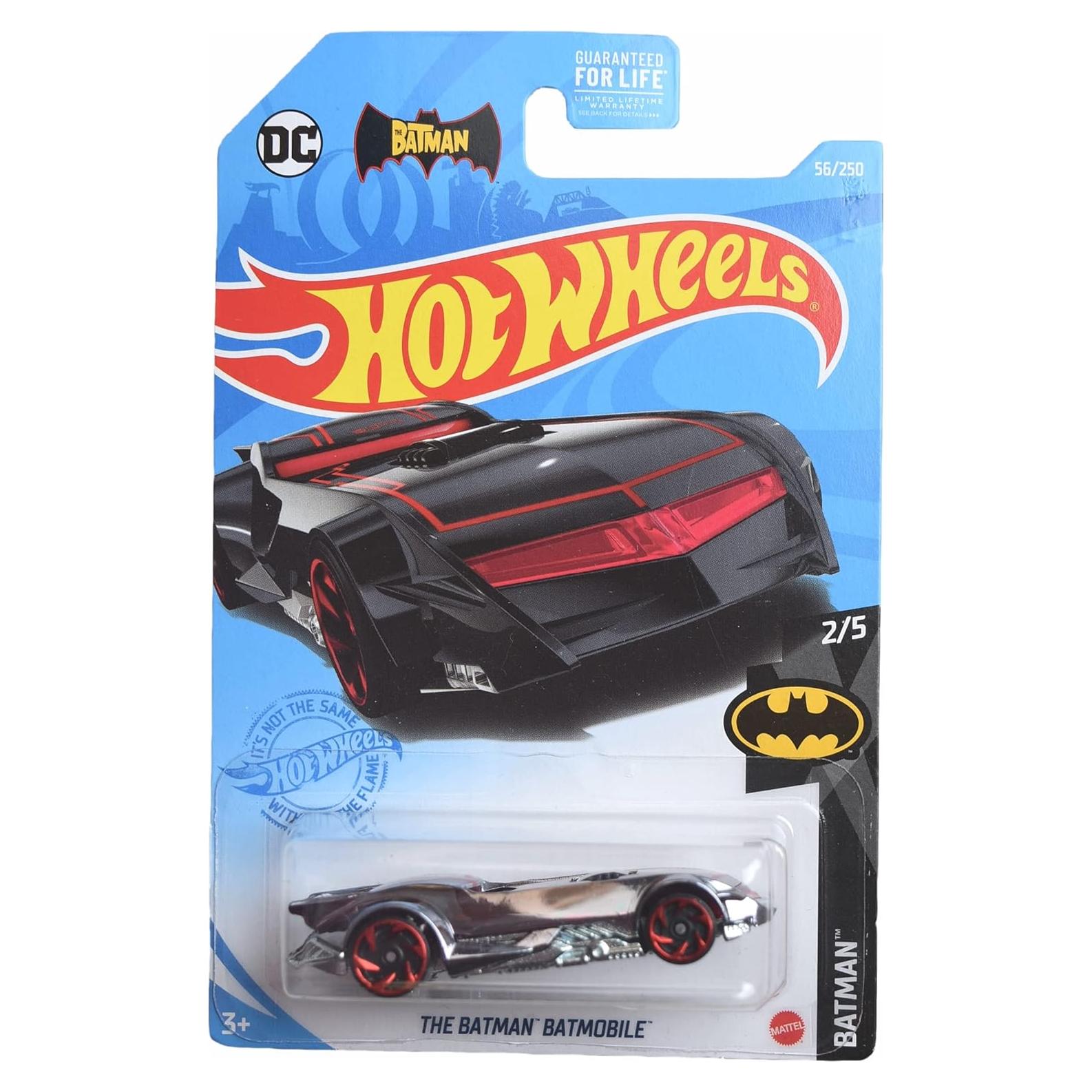 Hot Wheels Batimóvil Batman 1:64 Cromo Mattel