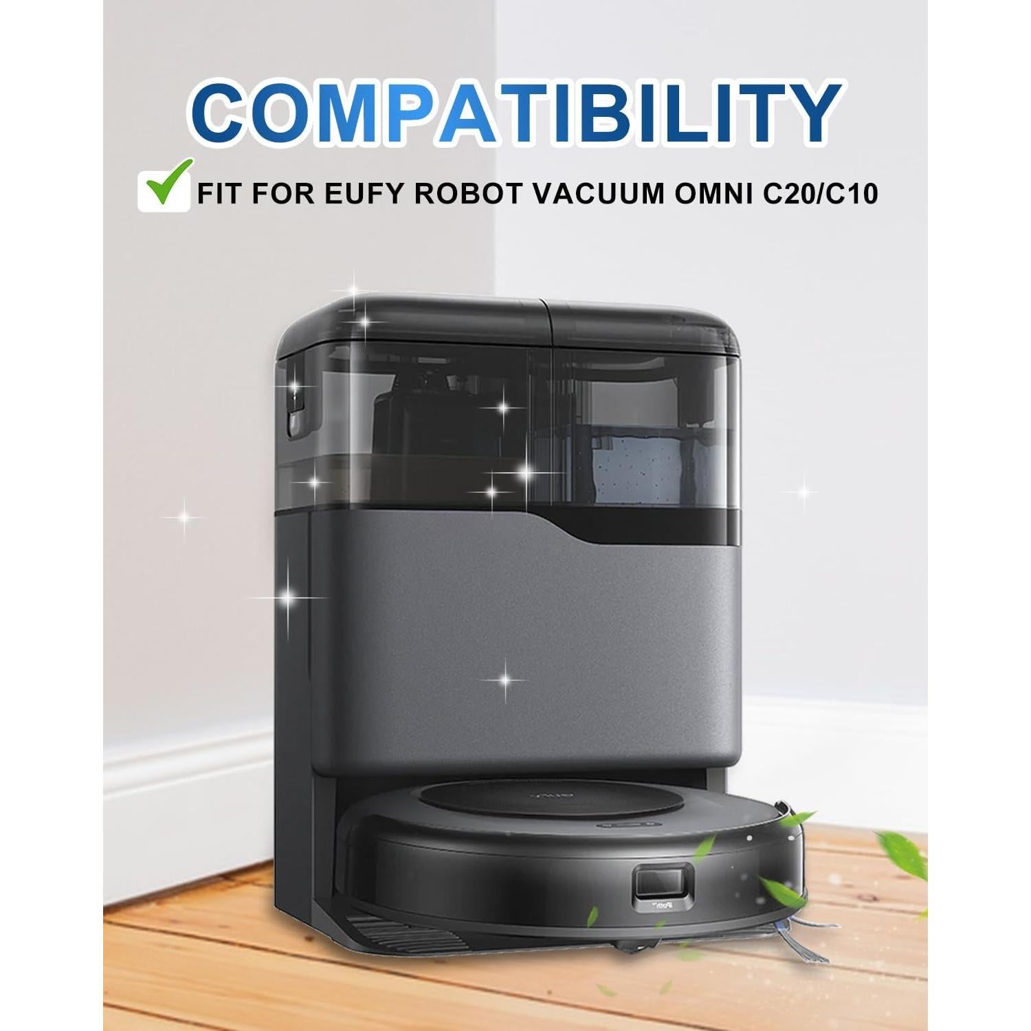 Bolsas de Polvo DR DAPPER para Aspiradora Eufy C20 - Paquete de 6