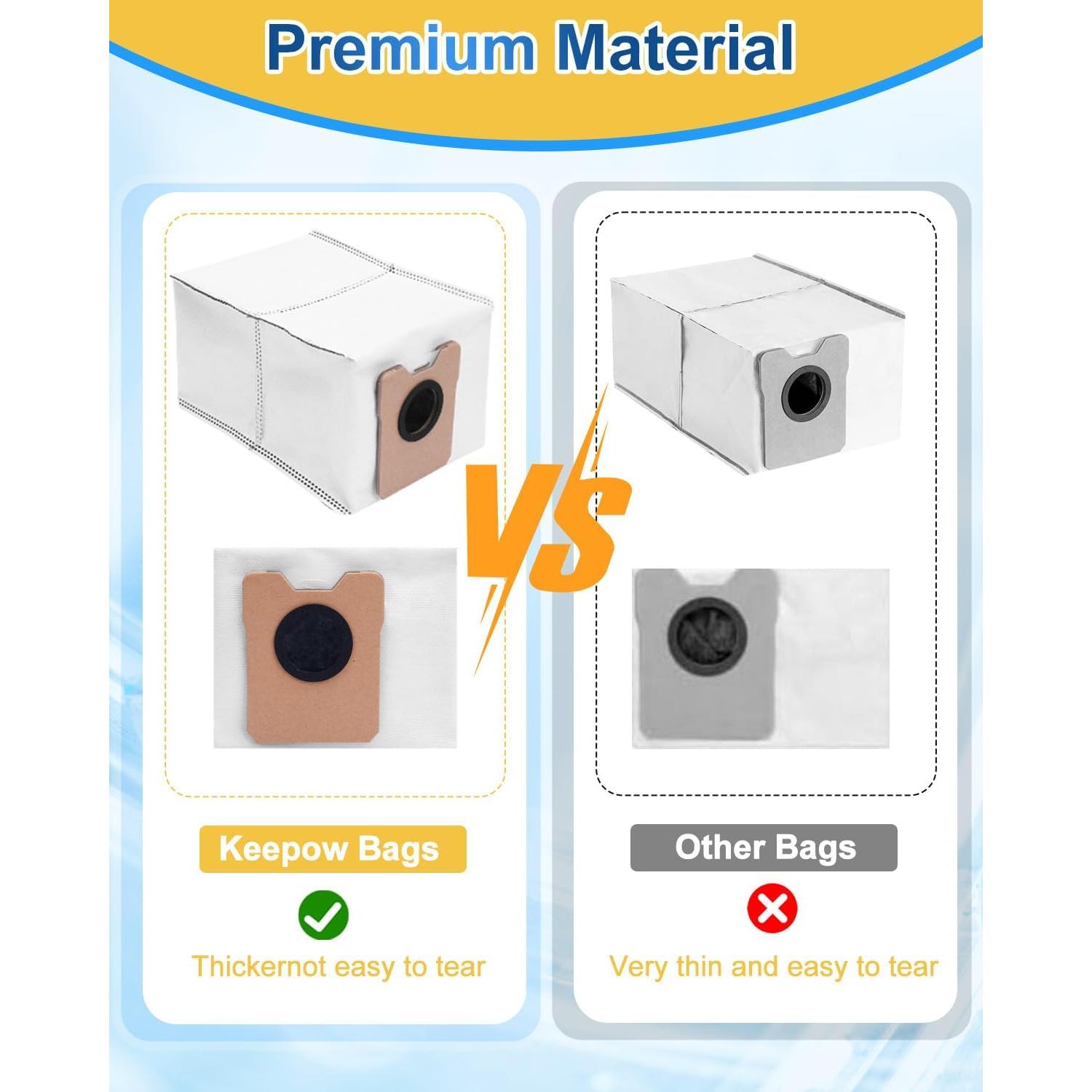 Bolsas de Polvo DR DAPPER para Aspiradora Eufy C20 - Paquete de 6