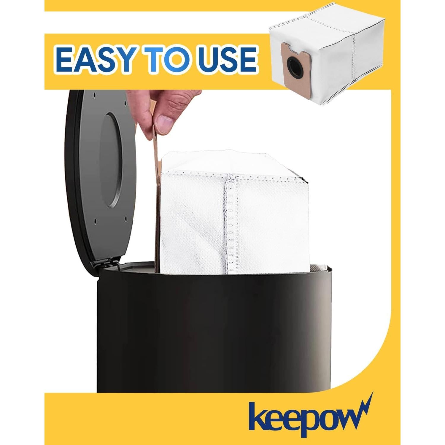 Bolsas de Polvo DR DAPPER para Aspiradora Eufy C20 - Paquete de 6