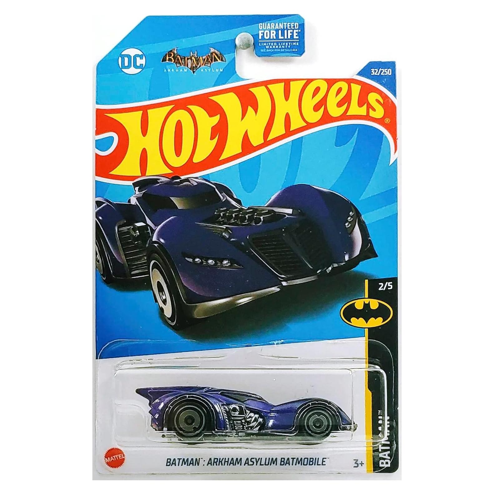 Hot Wheels Batman Asilo Arkham Batmóvil 2022 - Púrpura