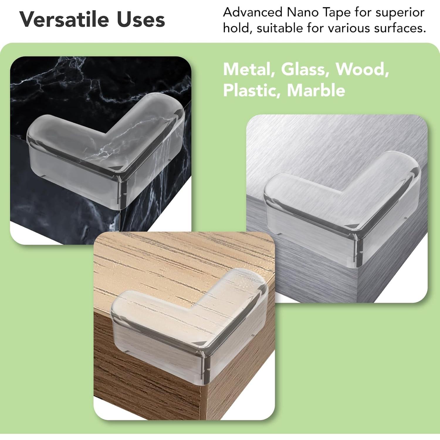 Protectores de Esquinas Transparentes Moonybaby 12 Piezas