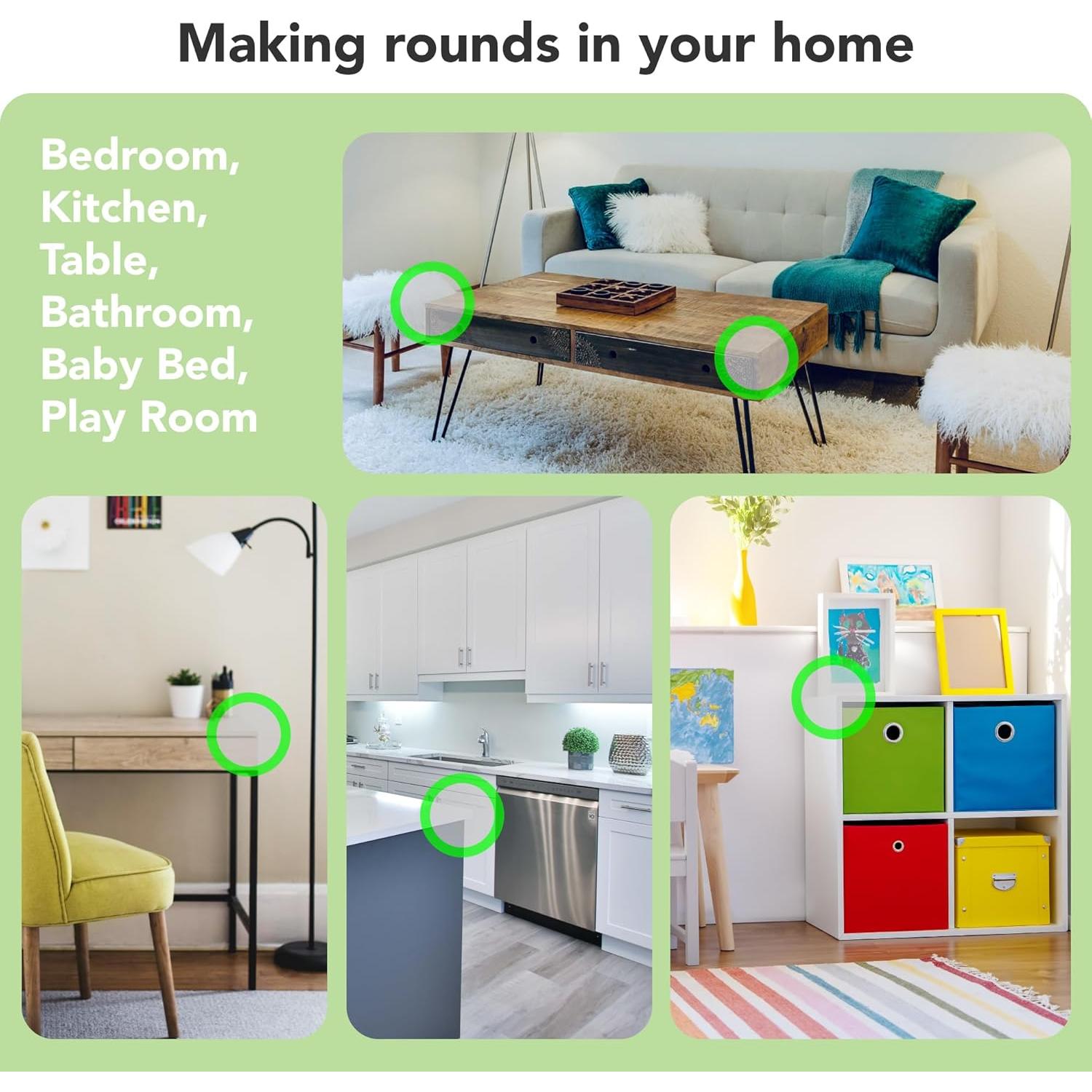 Protectores de Esquinas Transparentes Moonybaby 12 Piezas