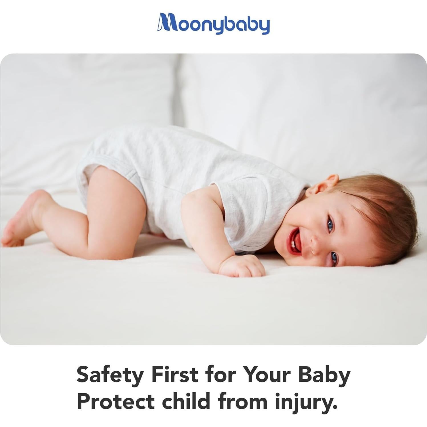 Protectores de Esquinas Transparentes Moonybaby 12 Piezas