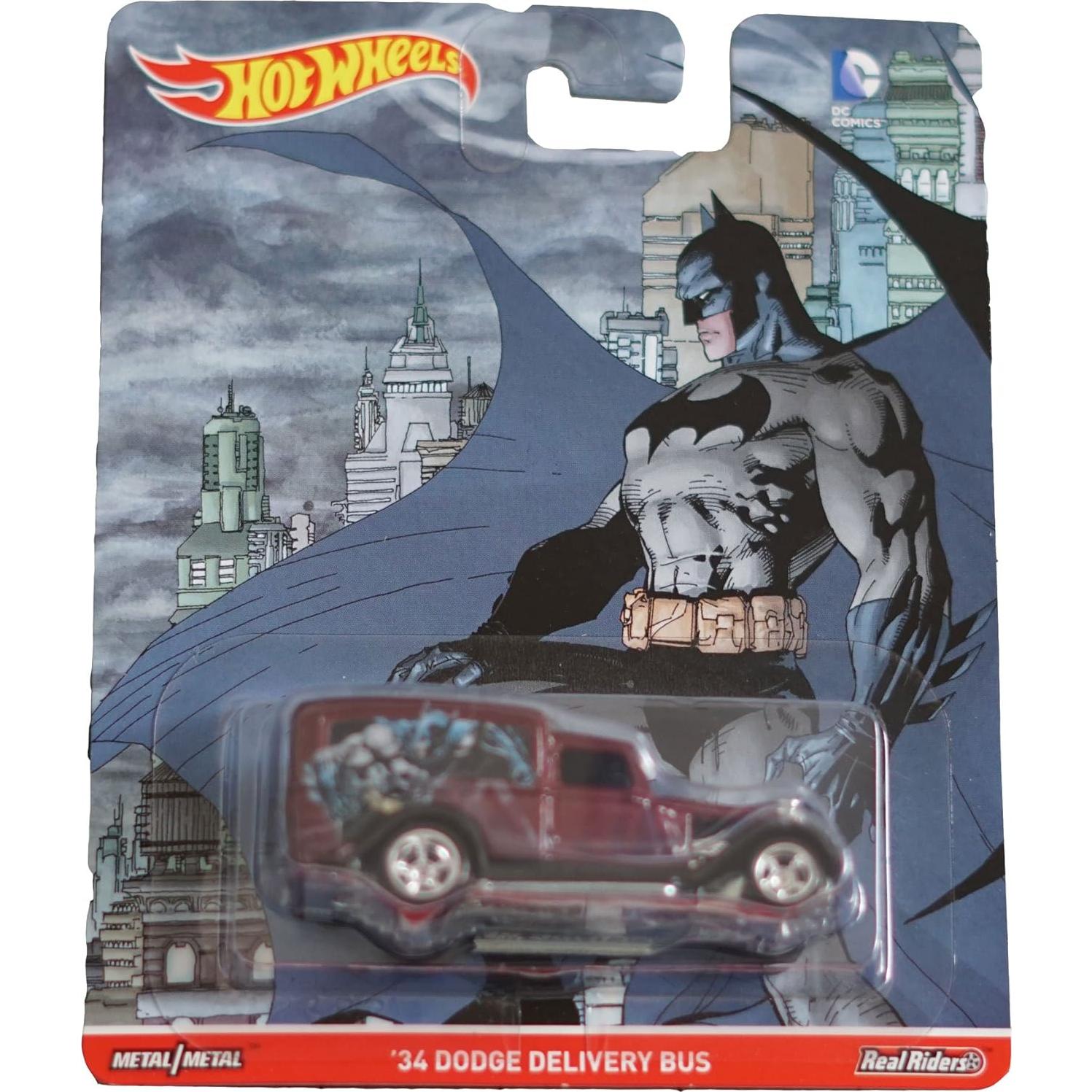 Hot Wheels Mattel Cultura Pop Batman y Superman Asort.