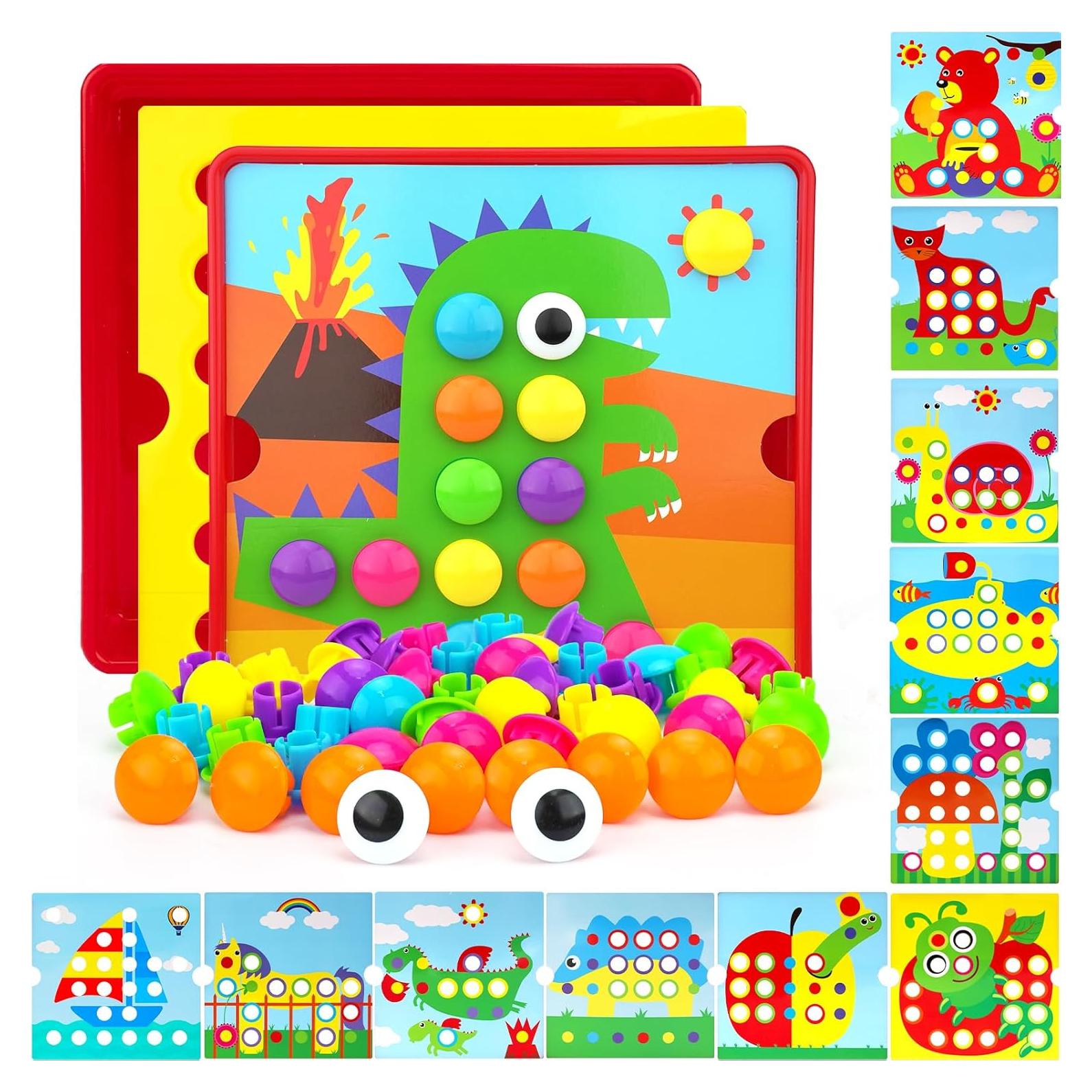 Juego Educativo de Emparejamiento de Colores AluAbi - Botones para Niños 3+