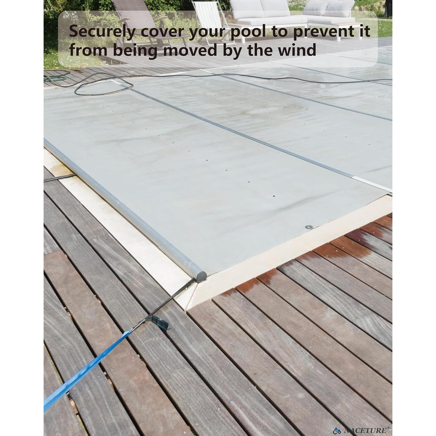 Anclajes de Cubierta NACETURE - 10 Clips de Estacas para Tienda