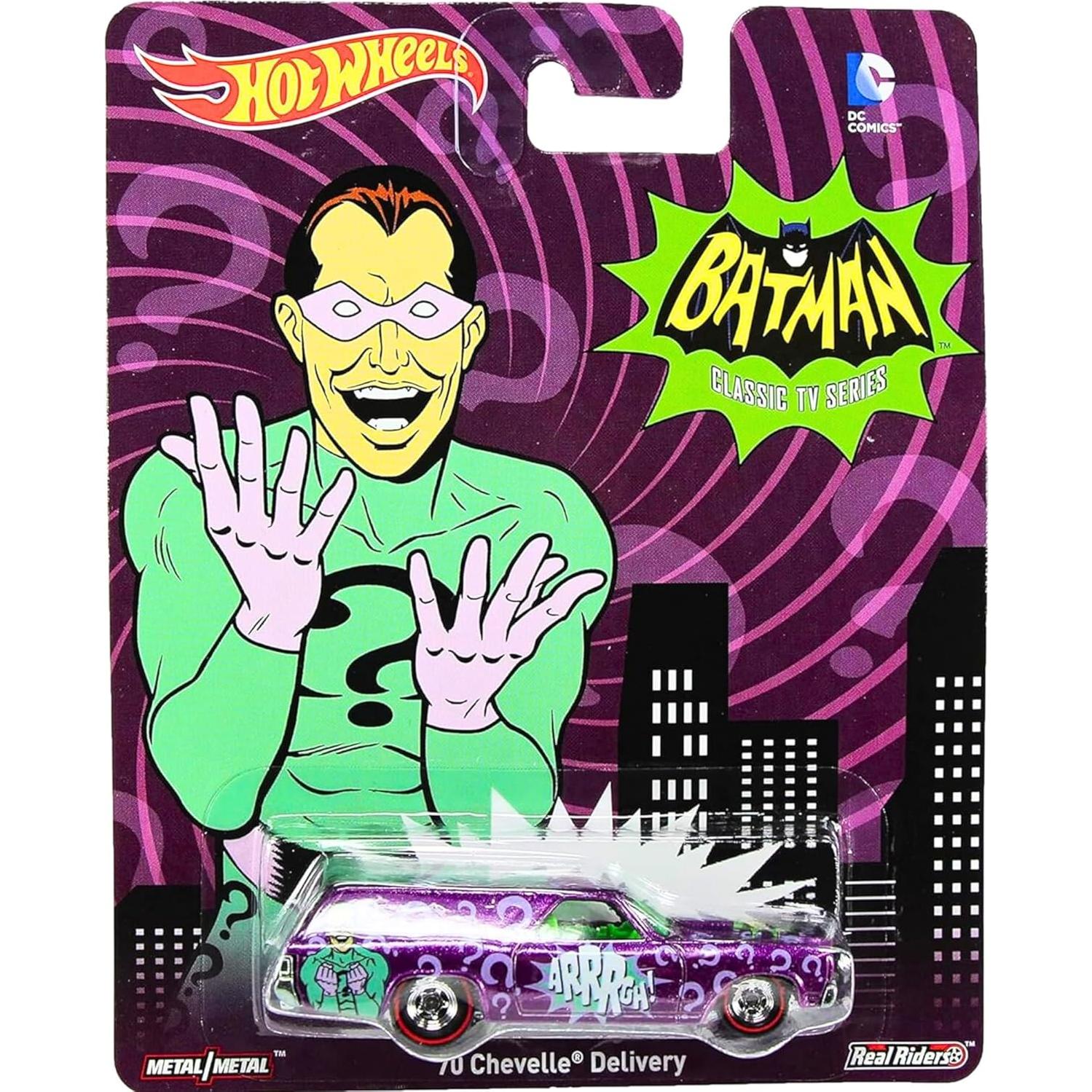 Hot Wheels Batman 6-Pack Vehículos DC Clásicos