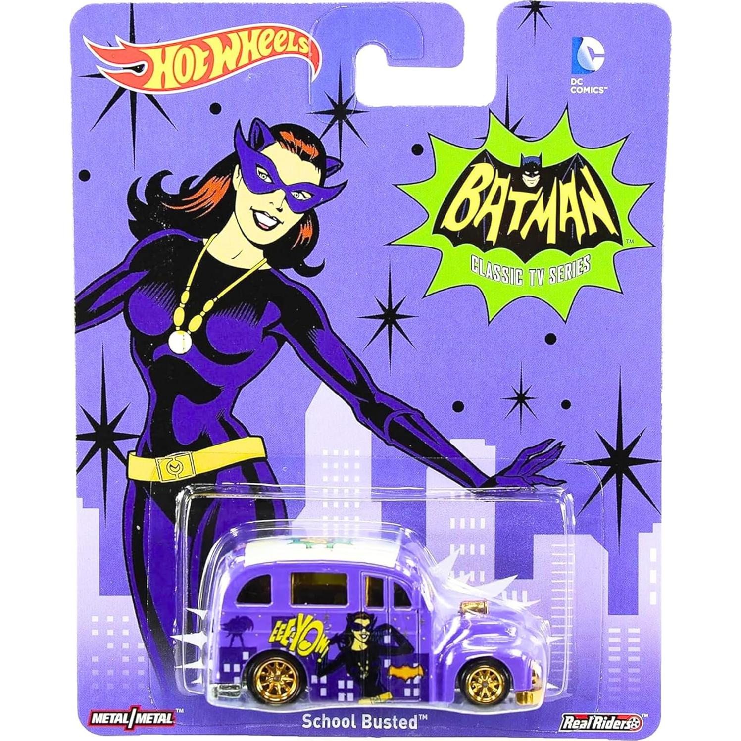 Hot Wheels Batman 6-Pack Vehículos DC Clásicos