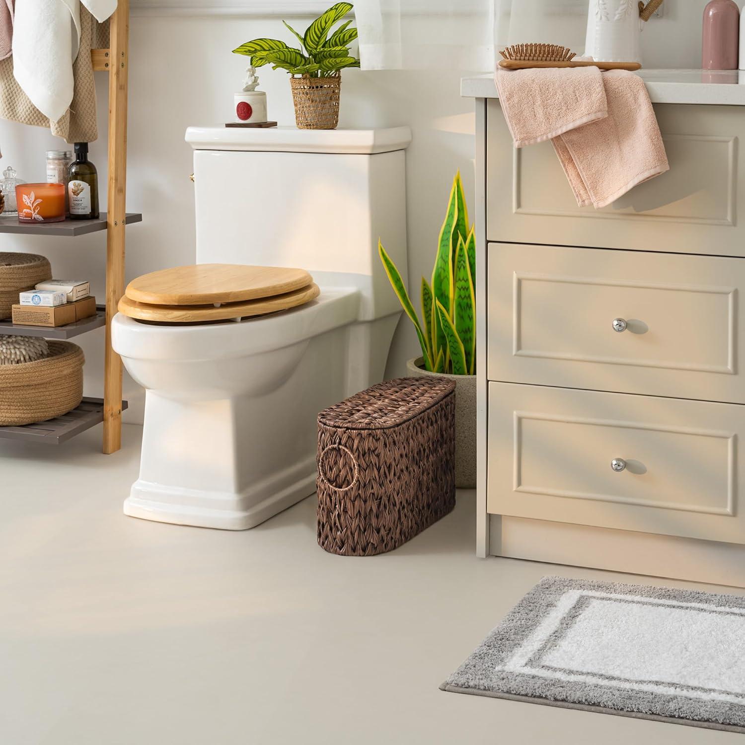 Canasta de Almacenamiento de Papel Higiénico GRANNY SAYS Marrón