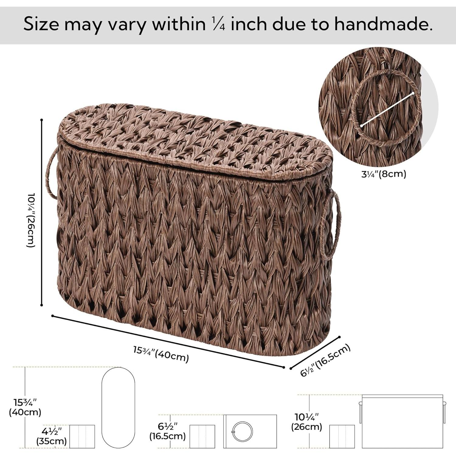 Canasta de Almacenamiento de Papel Higiénico GRANNY SAYS Marrón