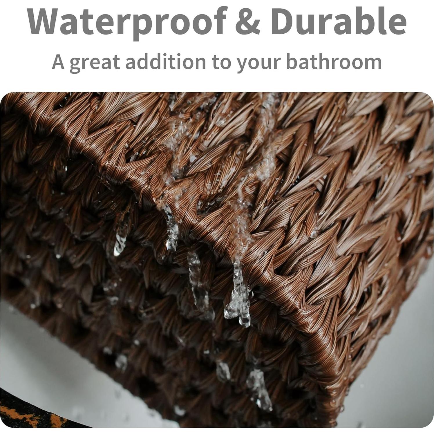 Canasta de Almacenamiento de Papel Higiénico GRANNY SAYS Marrón