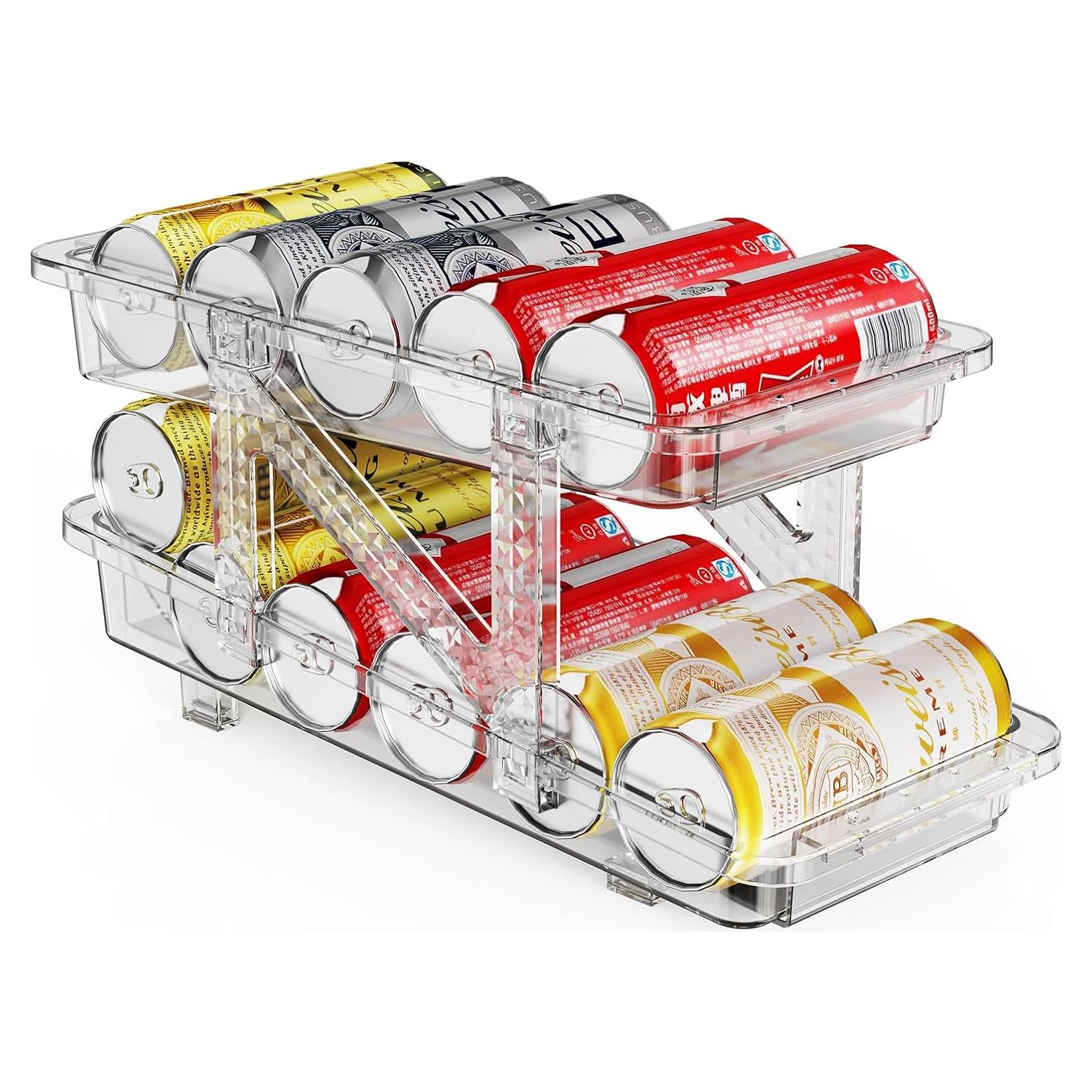 Dispensador de Latas de Soda Ajustable Jsyrjing 1 Paquete