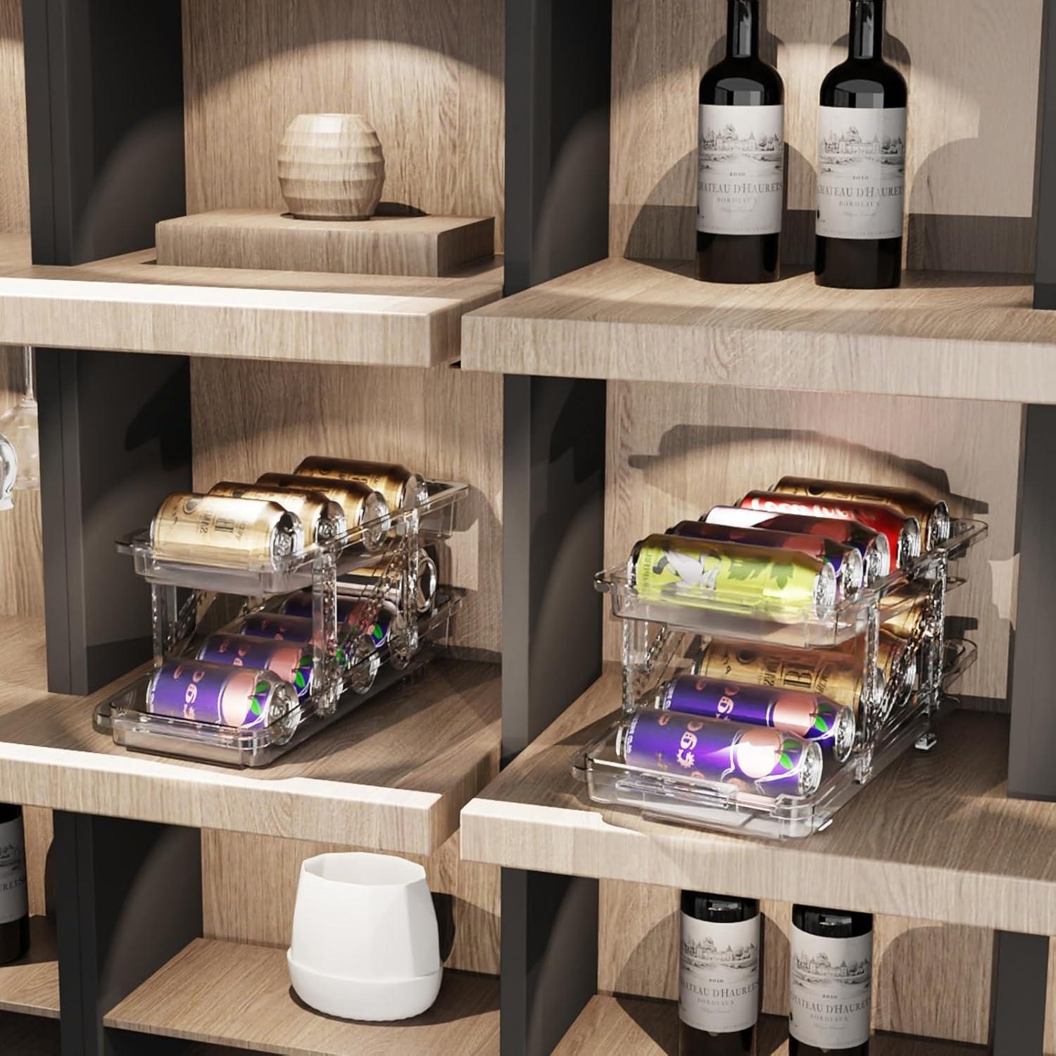 Dispensador de Latas de Soda Ajustable Jsyrjing 1 Paquete