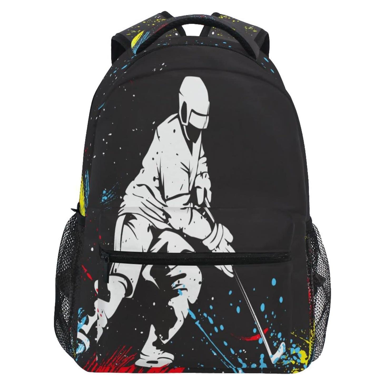 Mochila Escolar Negra ALAZA 16" para Niños y Niñas