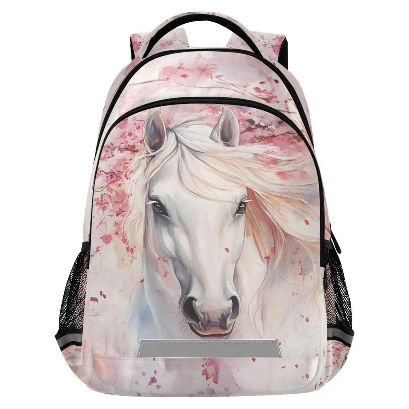 Mochila Escolar ALAZA Caballo Cereza 42.4x29.5x17.5cm