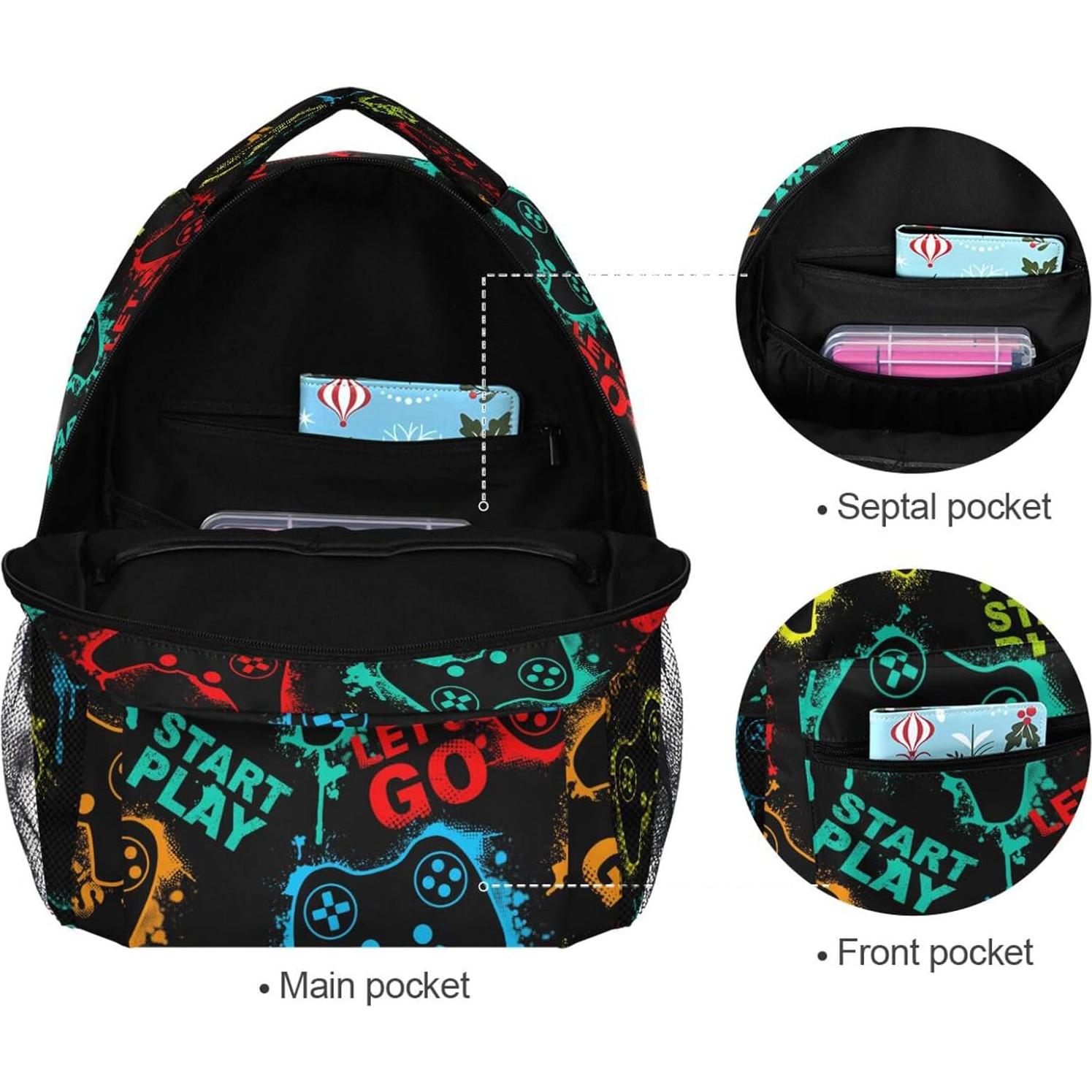 Mochila Escolar ALAZA 16" para Niños y Adolescentes - Ergonomía y Gran Capacidad