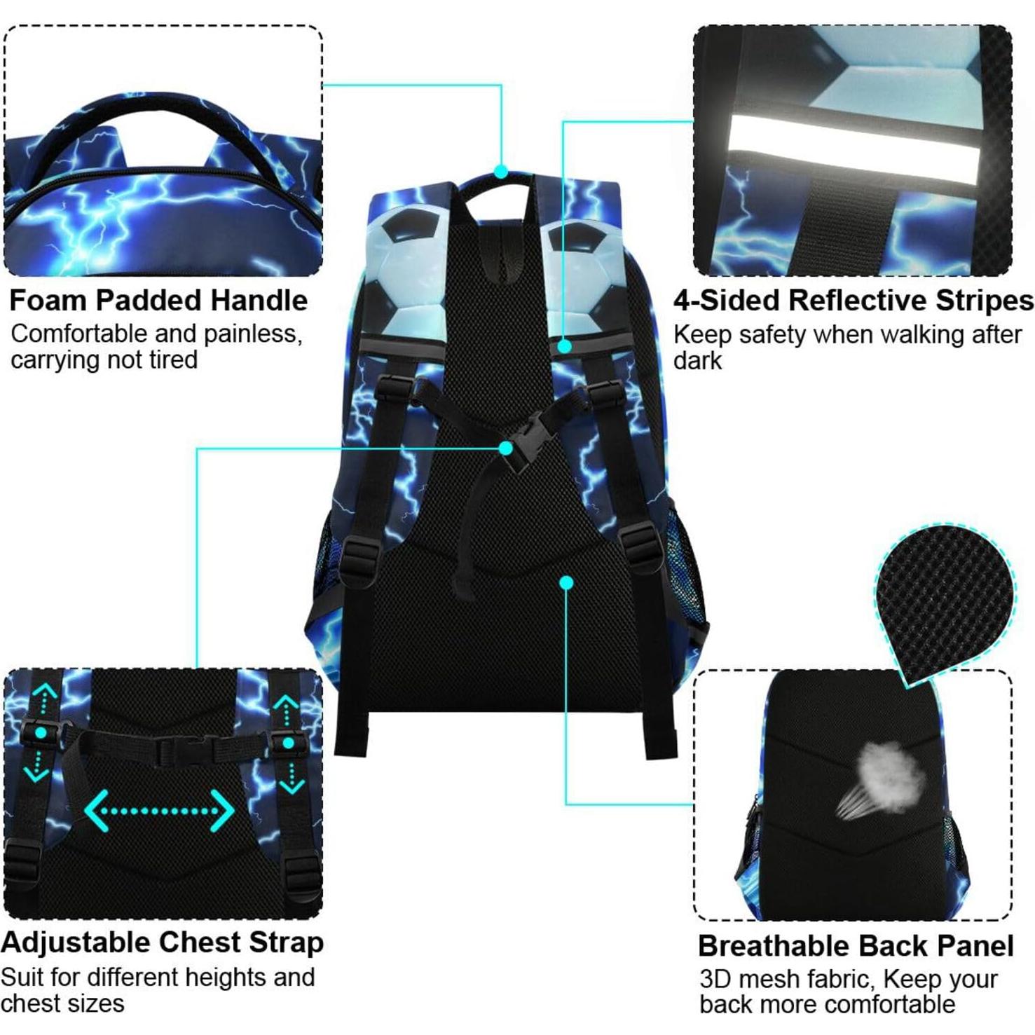 Mochila Escolar ALAZA para Niños 20L, 42.4x29.5x17.5cm