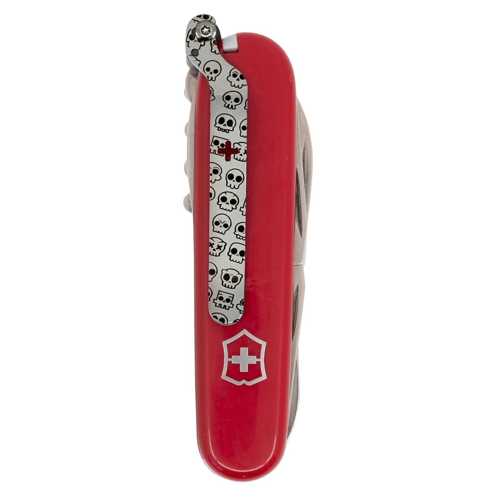 Clip de Cuchillo Suizo Donk! Cráneo 91mm Acero Inoxidable