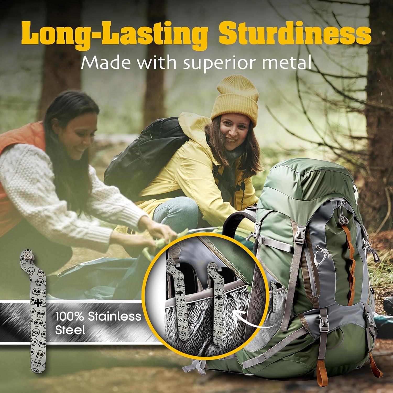 Clip de Cuchillo Suizo Donk! Cráneo 91mm Acero Inoxidable