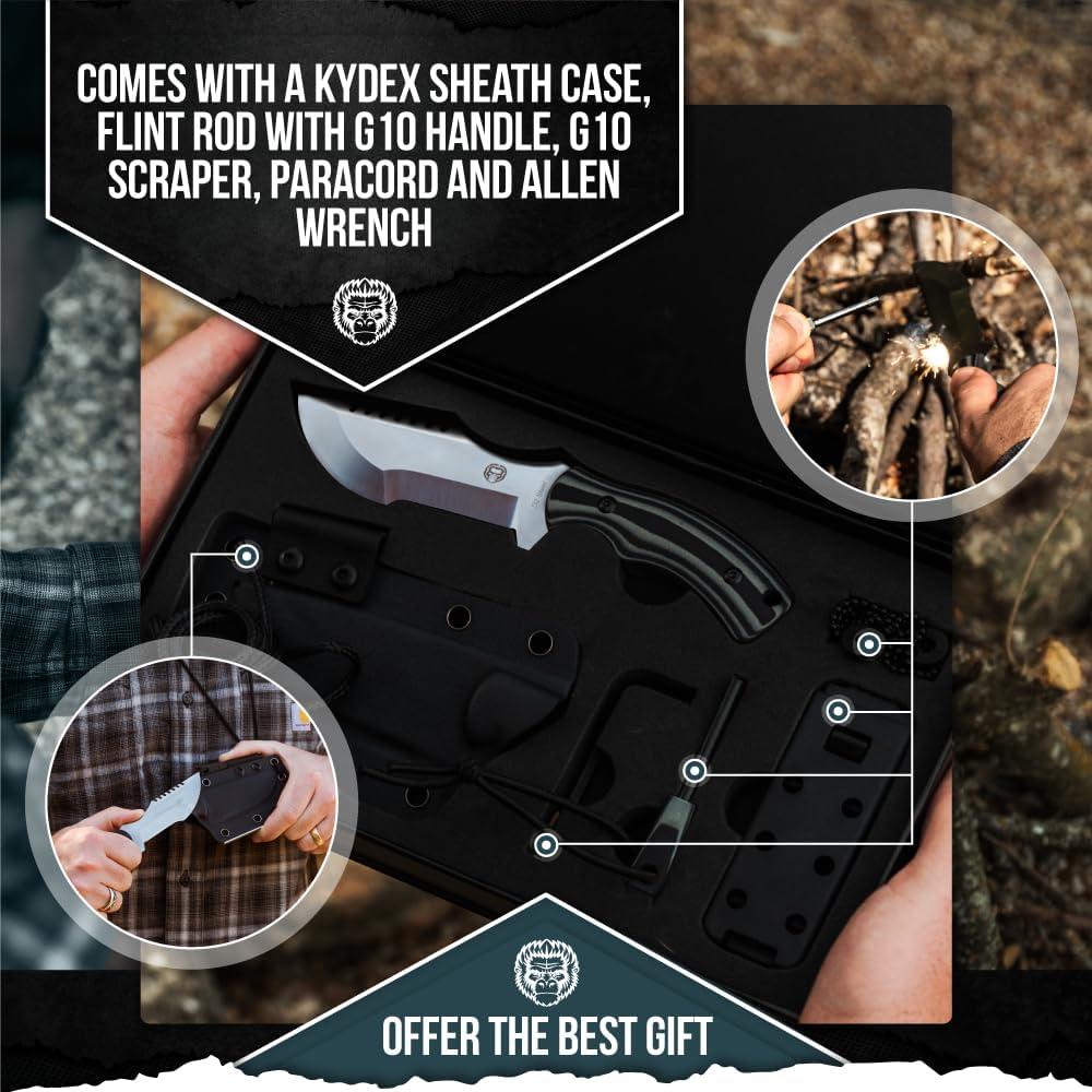 Cuchillo de Caza Holtzman's Gorilla Baby Silverback D2 17.27cm