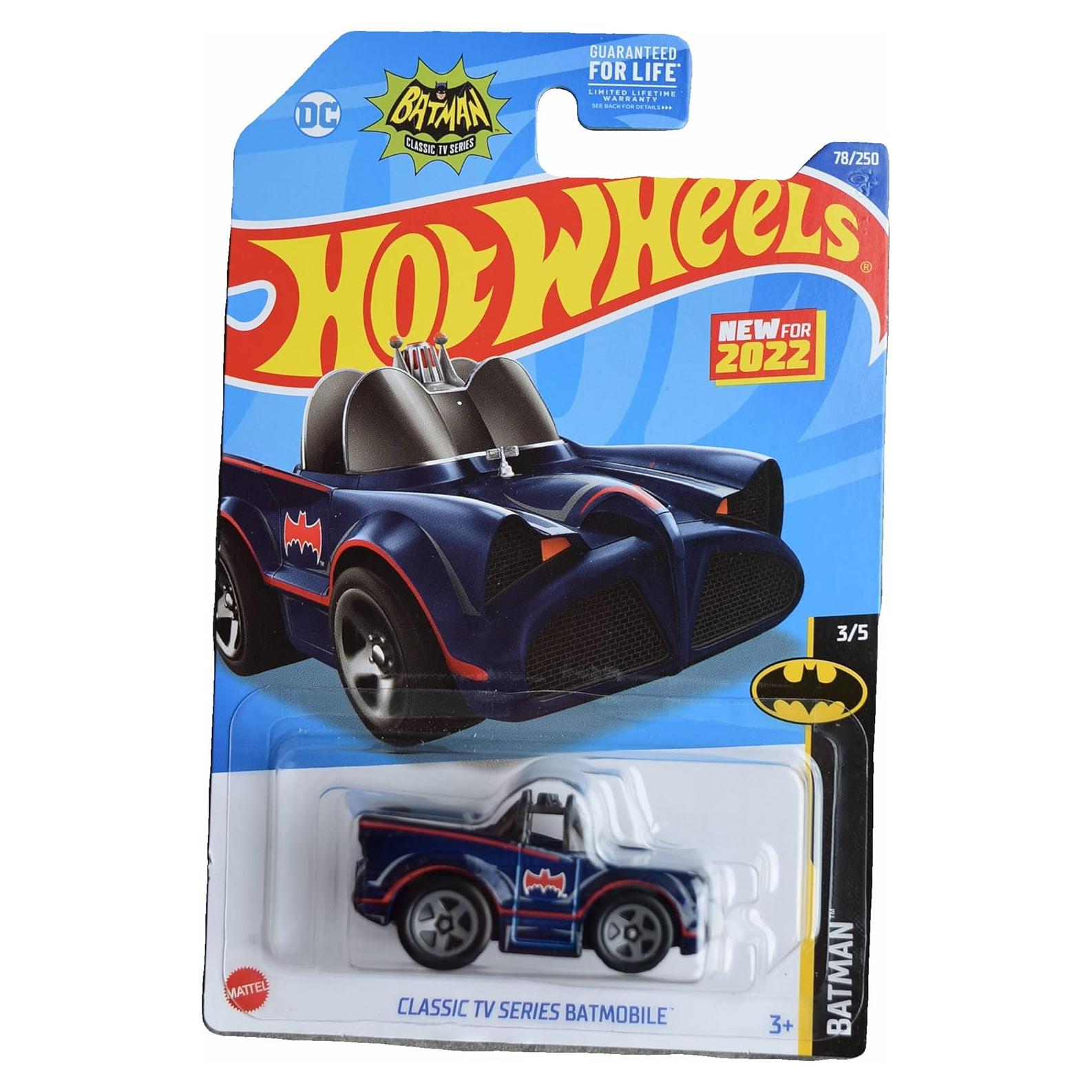 Hot Wheels Batmóvil Mattel 1:64 Clásico Azul 78/250