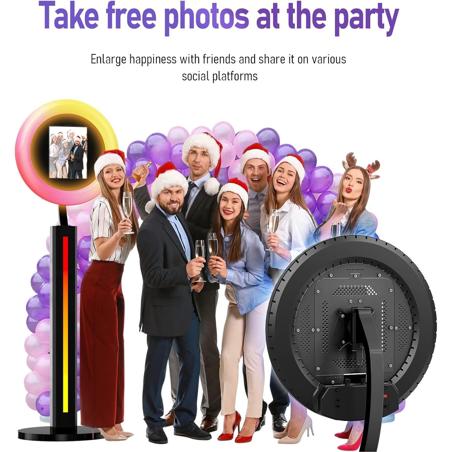 Cabina de Fotos Portátil HARZHI para iPad 10.2" a 12.9"