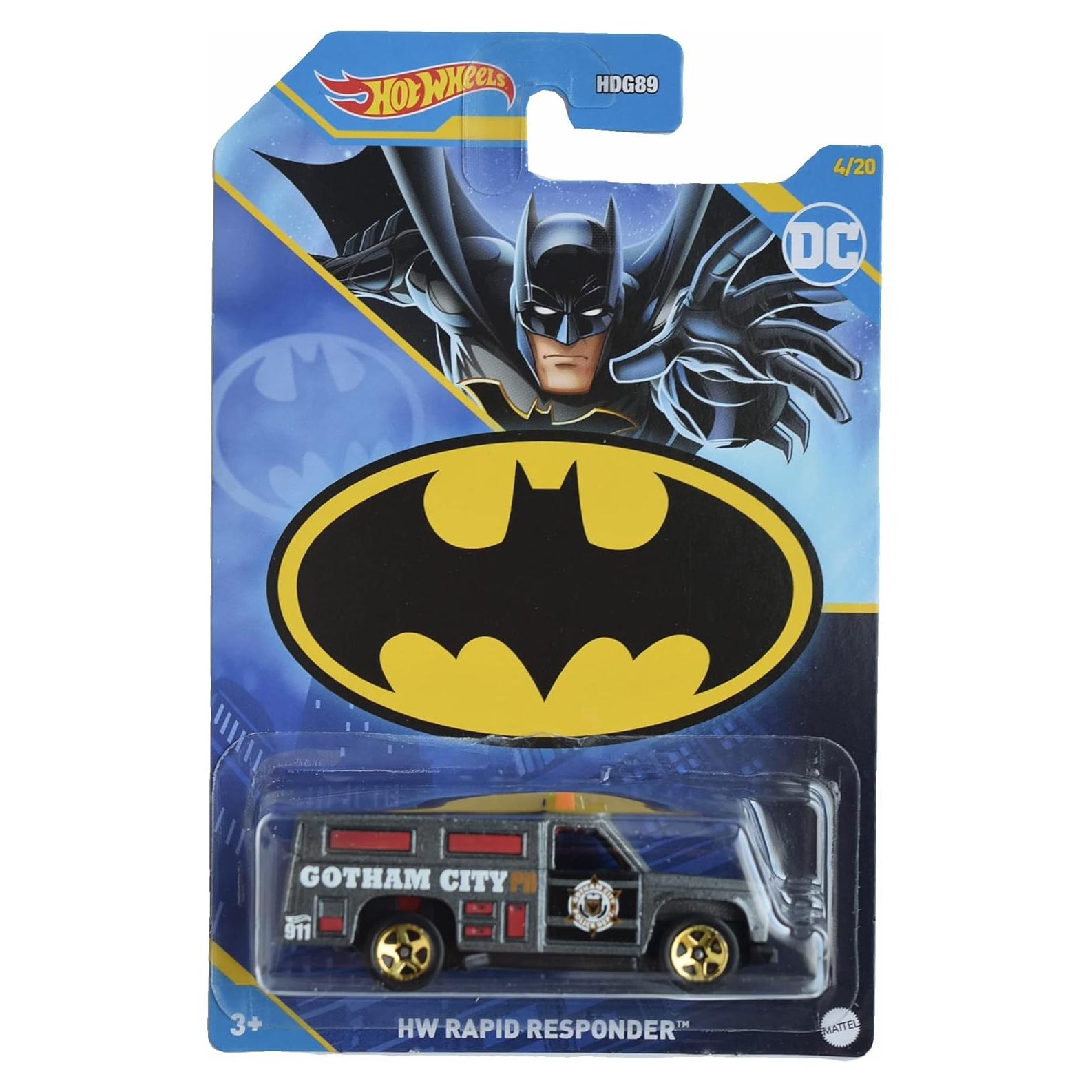 Hot Wheels Batman HW Rapid Responder 1:64 Escala