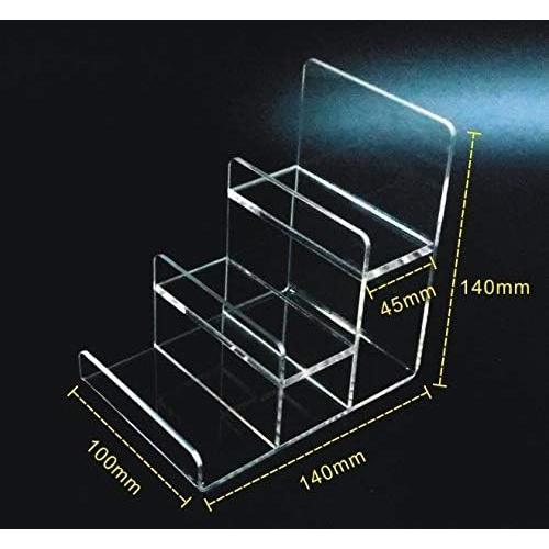 Soporte de exhibición acrílico RY DISPLAY 3 niveles 2 piezas