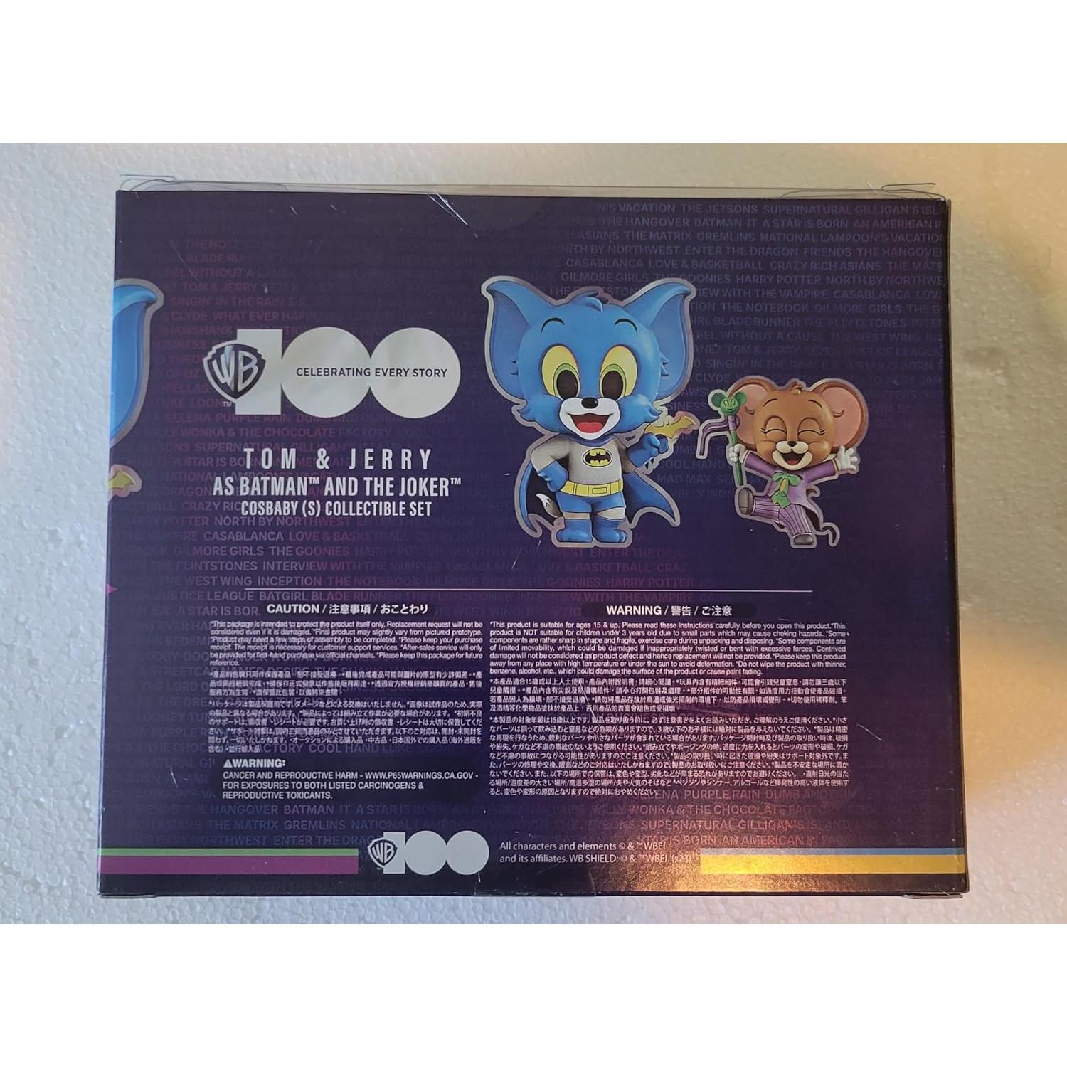 Set Coleccionable Hot Toys Tom y Jerry Batman y Joker