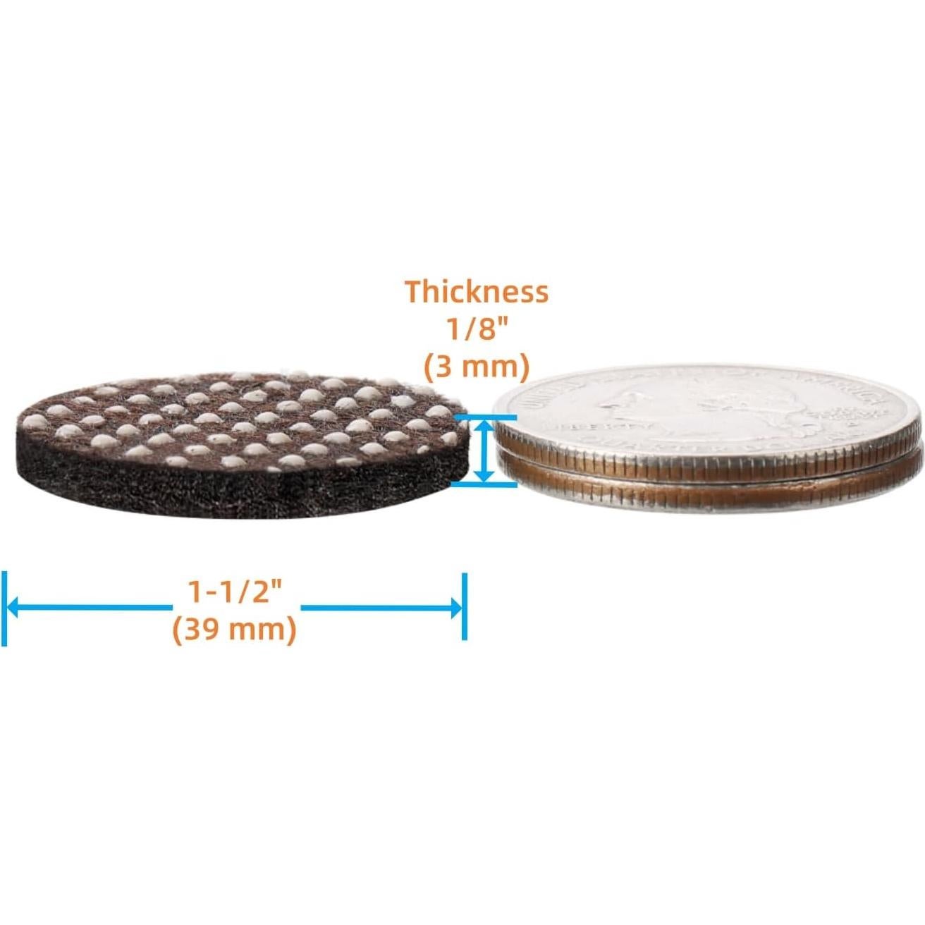 Almohadillas Antideslizantes Furnigear 32 Pcs 3.81 cm Redondas