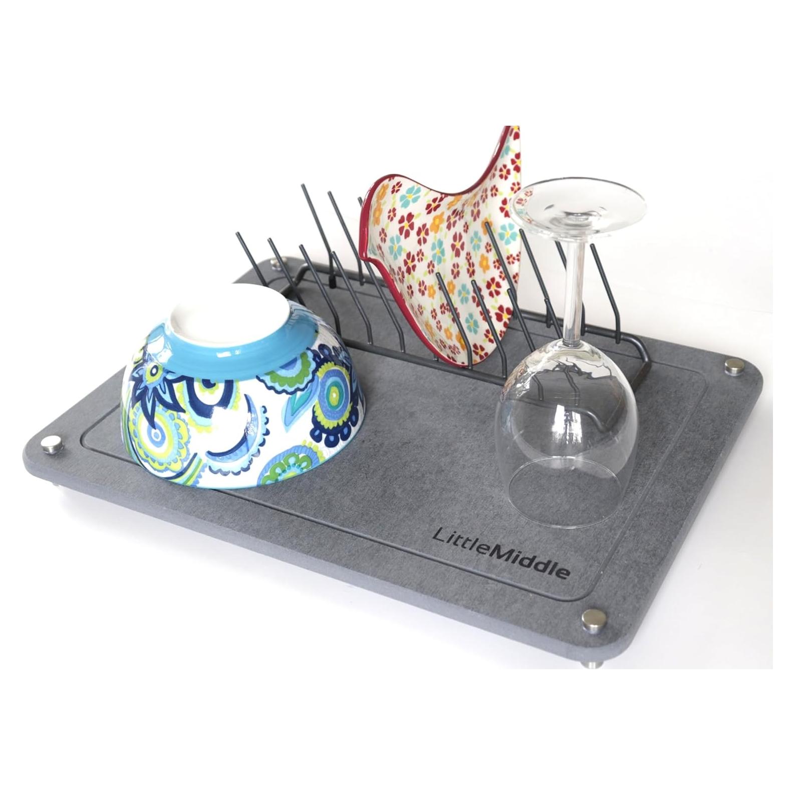 Alfombrilla de Secado de Piedra Diatomácea LittleMiddle 40x30cm