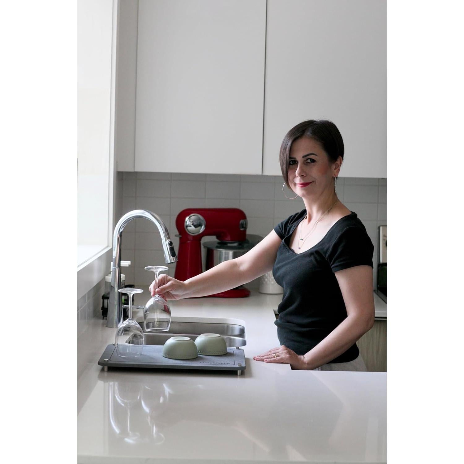 Alfombrilla de Secado de Piedra Diatomácea LittleMiddle 40x30cm